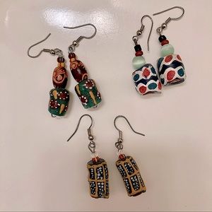 handmade beaded earrings